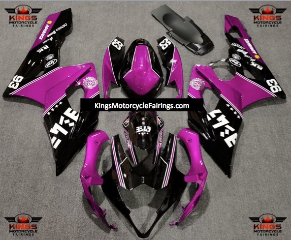 Suzuki GSXR1000 (2005-2006) Pink, Black & White #93 Fairings