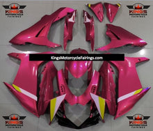 Pink and Yellow Fairing Kit for a 2011, 2012, 2013, 2014, 2015, 2016, 2017, 2018, 2019, 2020 & 2021 Suzuki GSX-R750 motorcycle