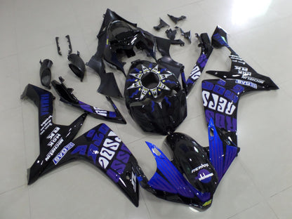 Yamaha YZF-R1 (2007-2008) Black, Blue, Purple & White Rossi Fairings