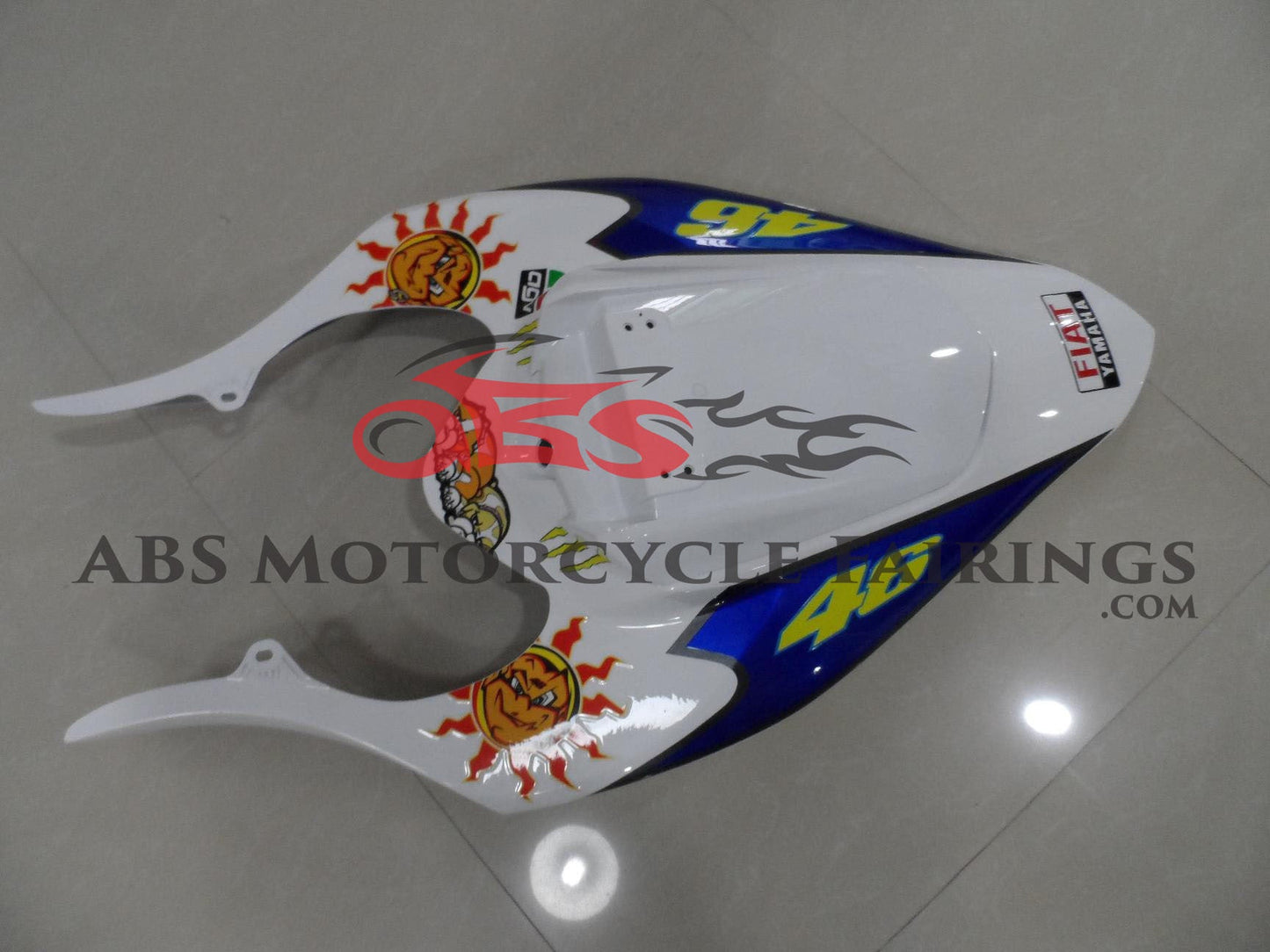 Yamaha R1 Fairing Pieces (2004-2006) Blue, White Fiat from KingsMotorcycleFairings.com