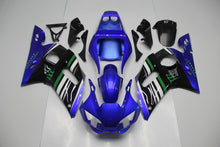Blue, Black, White and Green Monster Fairing Kit for a 1998, 1999, 2000, 2001 & 2002 Yamaha YZF-R6 motorcycle.
