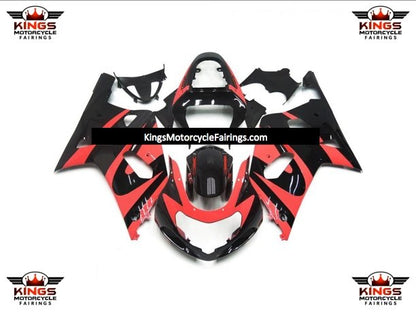 Suzuki GSXR750 (2000-2003) Red & Black Fairings