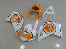 Suzuki RGV250 VJ22 Fairings (1991-1996) White, Orange Lucky Strike at KingsMotorcycleFairings.com