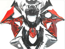 Suzuki GSXR1000 (2009-2016) Black & Red Flame Fairings