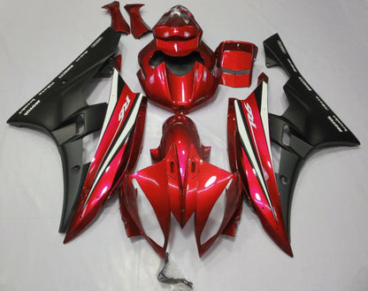 Yamaha YZF-R6 (2006-2007) Red, Black & White Fairings
