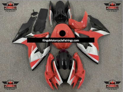 Suzuki GSXR750 (2006-2007) Red, Silver & Black Fairings