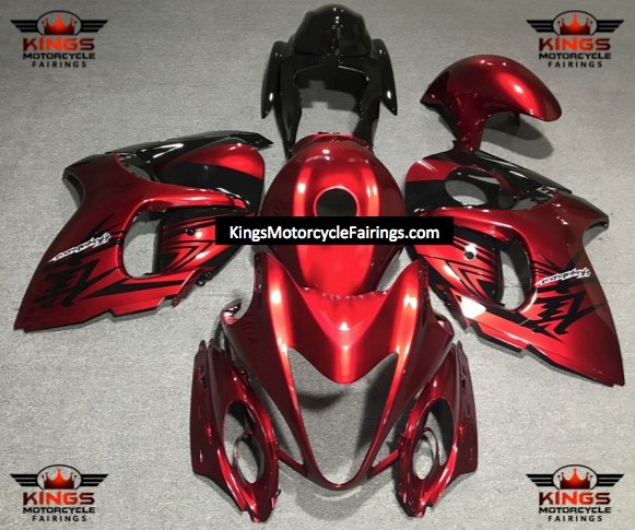 Suzuki GSXR1300 Hayabusa (2008-2019) Red & Black Fairings