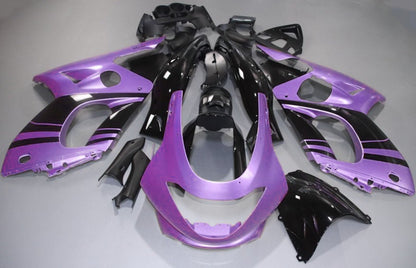 Purple and Black Fairing Kit for a 1998, 1999, 2000, 2001, 2002, 2003, 2004, 2005, 2006 & 2007 Yamaha YZF600R motorcycle