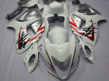 Suzuki GSXR1300 Hayabusa (2008-2019) White, Red & Silver Fairings