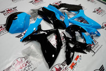 SUZUKI GSXR750 Fairings (2006-2007) HALF BLACK, HALF BLUE at KingsMotorycleFairings.com