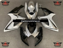Suzuki GSXR600 (2006-2007) Matte Silver, Matte White & Matte Black Fairings