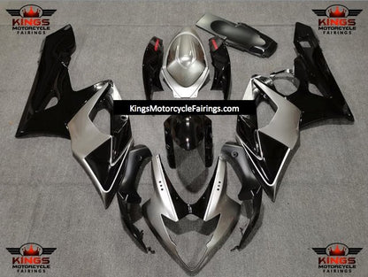 Suzuki GSXR1000 (2005-2006) Silver & Black Fairings