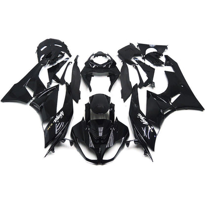 Gloss Black Fairing Kit for a 2009, 2010, 2011 & 2012 Kawasaki Ninja ZX-6R 636 motorcycle
