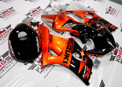 Suzuki GSXR1000 (2003-2004) Black & Orange Fairings at KingsMotorcycleFairings.com