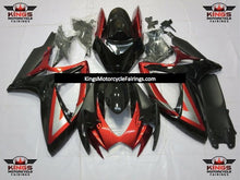 Suzuki GSX-R600 Fairings  (2006-2007) Black, Red, Silver at KingsMotorcycleFairings.com