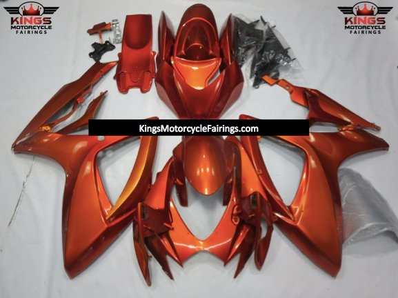 Suzuki GSX-R750 Fairings (2006-2007) Orange from KingsMotorcycleFairings.com