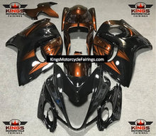 Suzuki GSX1300R Hayabusa (2008-2020) Black, Dark Orange Fairings from KingsMotorcycleFairings.com
