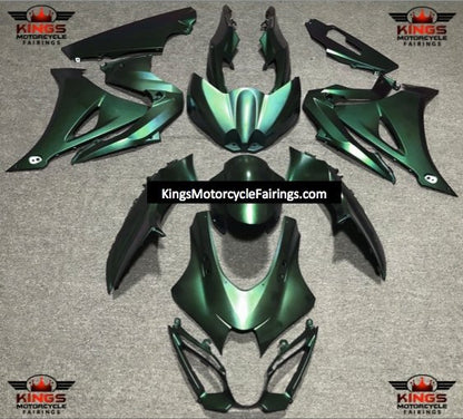 Suzuki GSXR1000 (2017-2025) Matte Green Fairings at KingsMotorcycleFairings.com