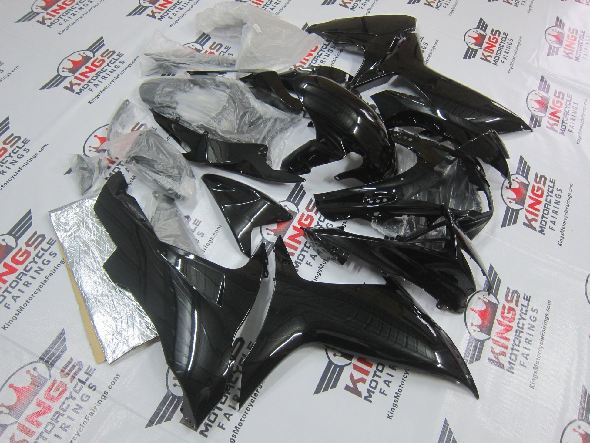 Suzuki GSXR600 Fairing Set (2011-2024) Black at KingsMotorcycleFairings.com