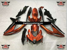 Suzuki GSXR750 Fairings (2008-2010) Orange, Black, Silver at KingsMotorcycleFairings.com