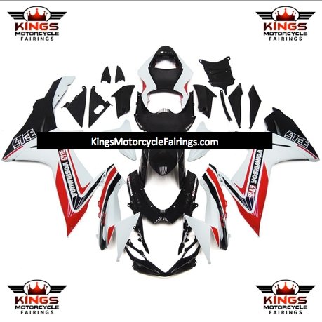 Suzuki GSXR750 Fairings (2011-2024) White, Red, Black Yoshimura at KingsMotorcycleFairings.com