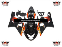 Suzuki GSXR 750 Fairings (2004-2005) Black, Orange at KingsMotorcycleFairings.com