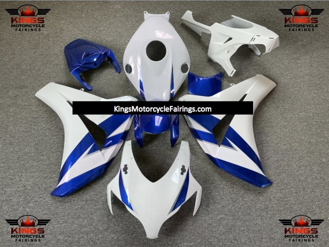 Honda CBR1000RR (2008-2011) White & Blue Fairings