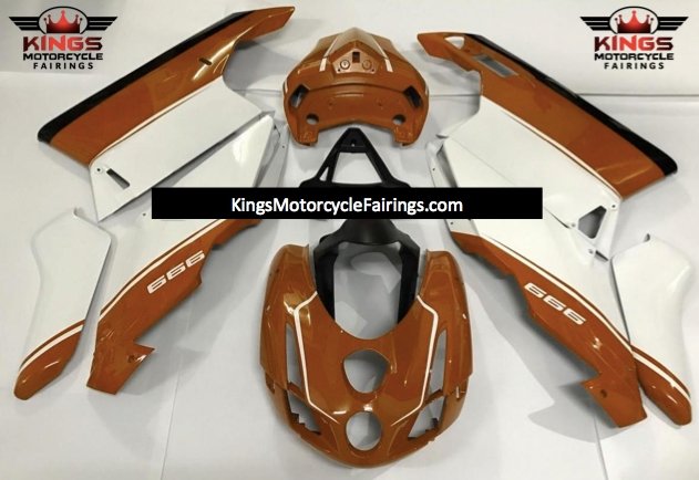 Ducati 999 (2003-2004) White, Brown & Black Fairings
