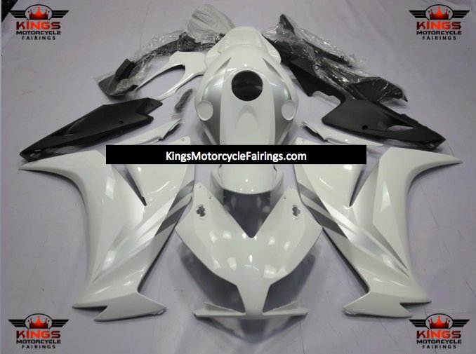 Honda CBR1000RR (2012-2016) White, Silver & Matte Black Fairings