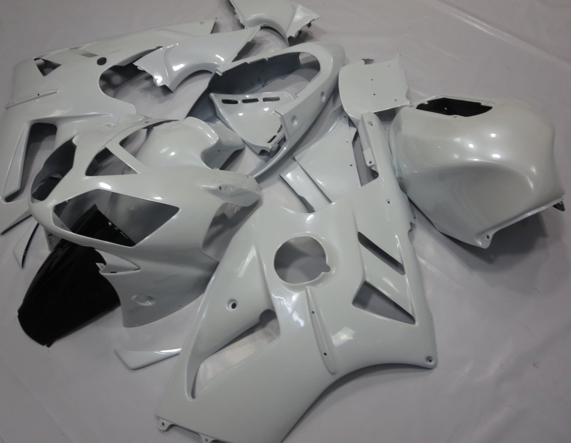 Pearl White Fairing Kit for a 2002, 2003, 2004, 2005 & 2006 Kawasaki Ninja ZX-12R motorcycle