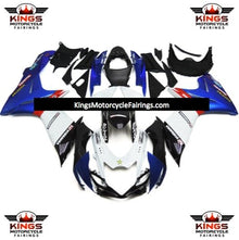 Suzuki GSXR750 (2011-2021) White, Blue, Black & Red Dunlop Fairings