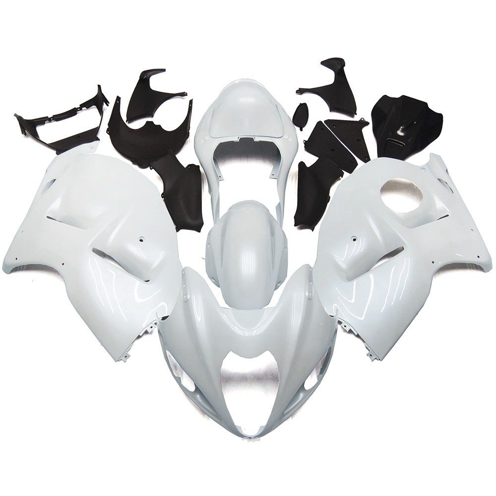 White Fairing Kit for a 1999, 2000, 2001, 2002, 2003, 2004, 2005, 2006, & 2007 Suzuki GSX-R1300 Hayabusa motorcycle