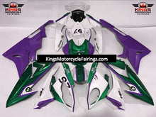 BMW S1000RR (2017-2018) White, Purple & Green Fairings