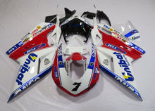 Ducati 848 (2007-2014) White, Red & Blue Unibat Fairings