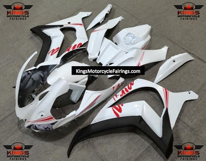 White, Red and Black Fairing Kit for a 2016, 2017, 2018, 2019 & 2020 Kawasaki Ninja ZX-10R motorcycle