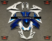 Suzuki GSXR750 (2011-2023) White & Blue Fairings