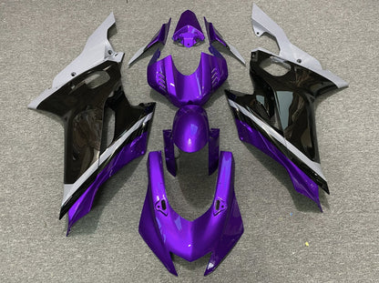 YAMAHA R6 Fairings (2017-2022) Purple, Black, Gray at KingsMotorcycleFairings.com