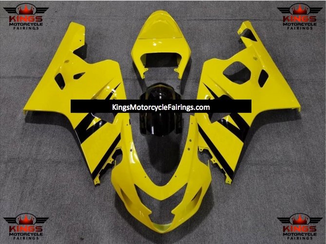 Suzuki GSXR600 (2004-2005) Yellow & Black Fairings