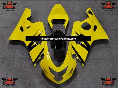 Suzuki GSXR600 (2004-2005) Yellow & Black Fairings