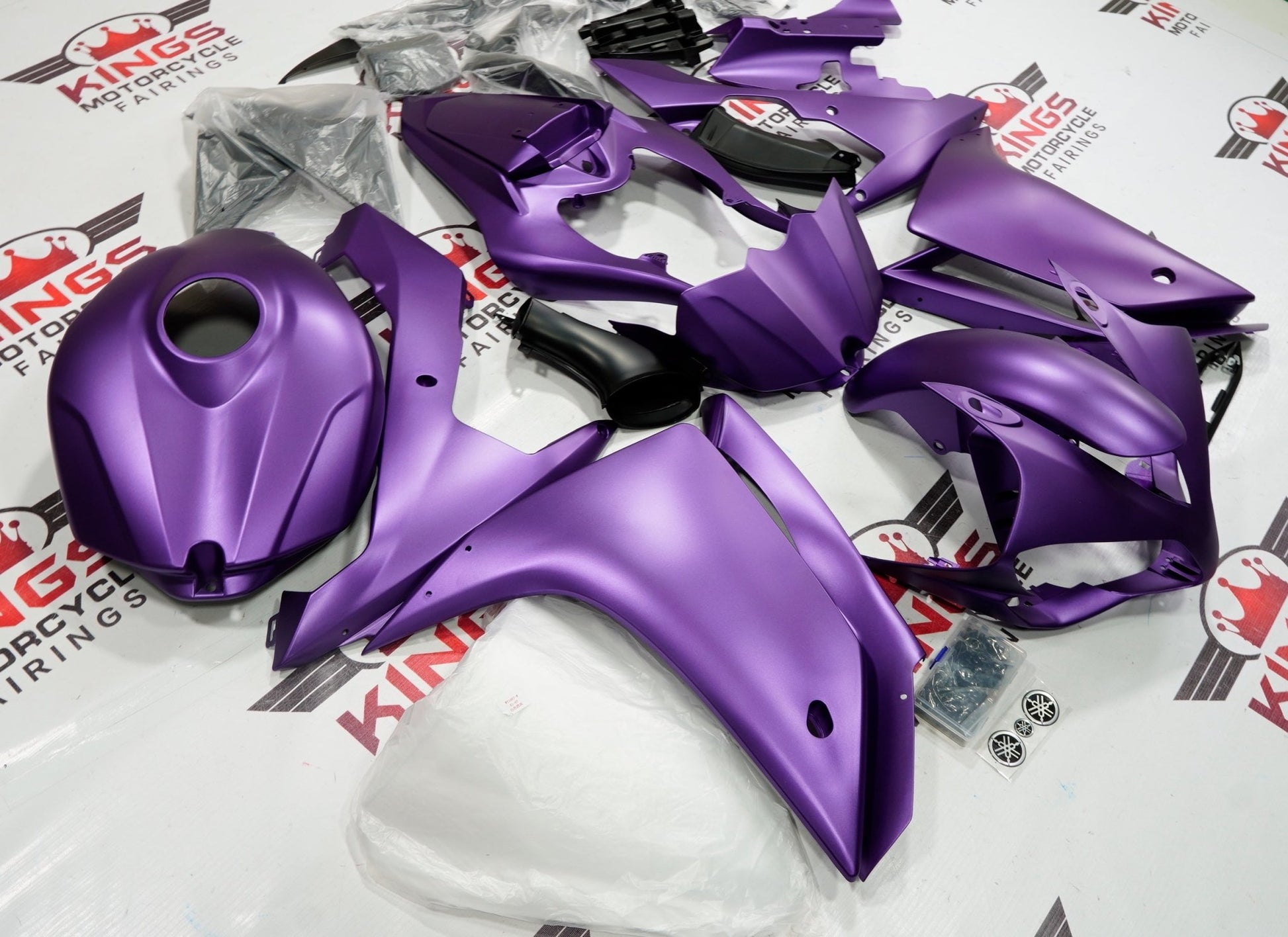 Yamaha YZF-R1 (2007-2008) Matte Purple Fairings at KingsMotorcycleFairings.com