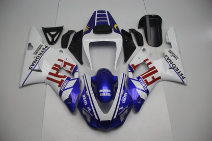 Yamaha R1 Fairings (1998-1999) Blue, White, Red, Yellow, Black FIAT at KingsMotorcycleFairings.com