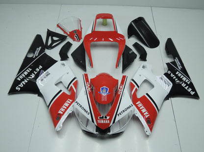 Yamaha R1 Fairings (1998-1999) Red, White, Black Petronas at KingsMotorcycleFairings.com