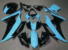 Yamaha R6 Fairings (2008-2016) Light Blue, Black at KingsMotorcycleFairings.com