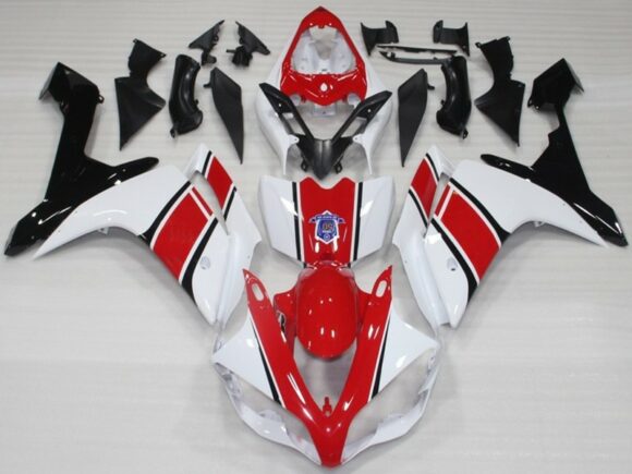 Yamaha YZF-R1 Fairings (2007-2008) Gloss White, Black, Red at KingsMotorcycleFairings.com
