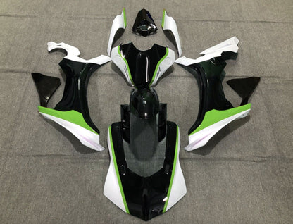 Yamaha YZF-R1 Fairings (2020-2025) Black, White, Green at KingsMotorcycleFairings.com