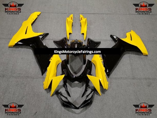 Suzuki GSXR600 (2011-2023) Yellow & Black Fairings at KingsMotorcycleFairings.com
