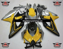 Suzuki GSXR750 Fairings (2008-2010) Yellow, Black, Silver, Gray from KingsMotorcycleFairings.com