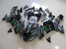 Fairing Kit For A Kawasaki ZX10R (2006-2007) Gray & Black Monster Elf