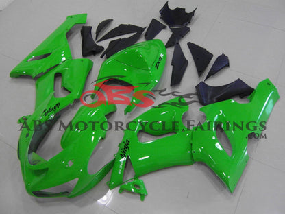 Kawasaki ZX6R 636 (2005-2006) Green Fairings
