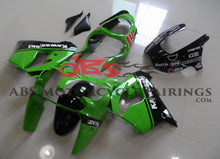 Kawasaki ZX9R Fairings (1998-1999) Green, Black at KingsMotorcycleFairings.com